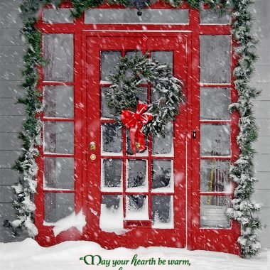 Hearth be warm Christmas