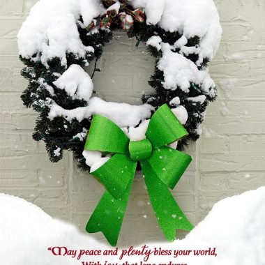 Peace and plenty Christmas