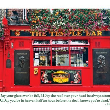 Temple Bar birthday card