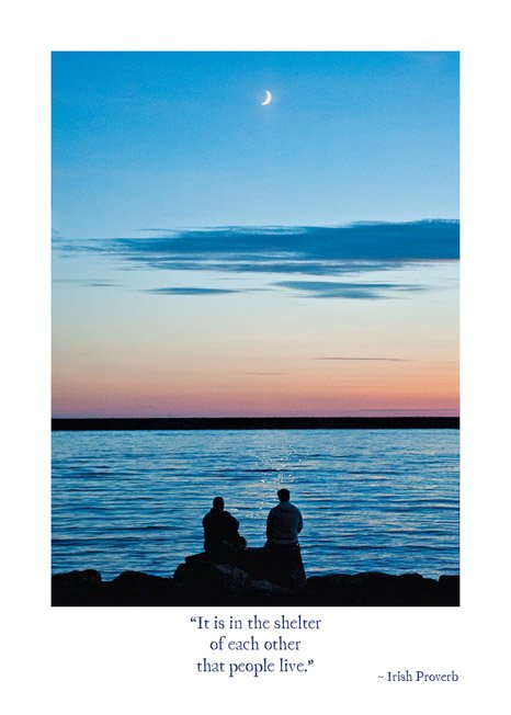 Irish proverb father's day greeting card