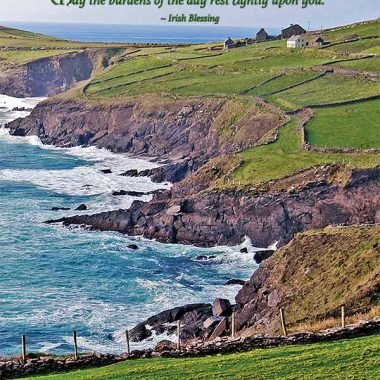 Irish landscape Get well card