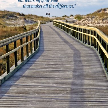 By your side wedding card