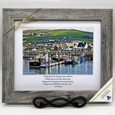 Dingle harbor framed blessing