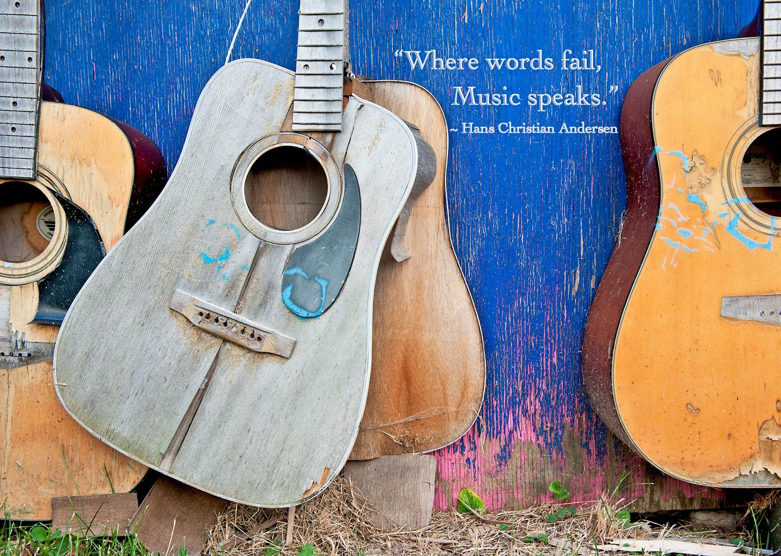 Music speaks blank card