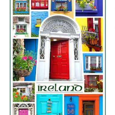 Doors and Windows of Ireland card