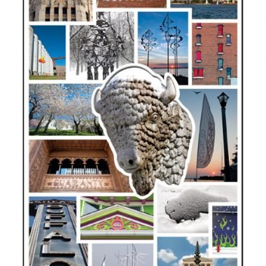 BL-125 Buffalo Mosaic Card