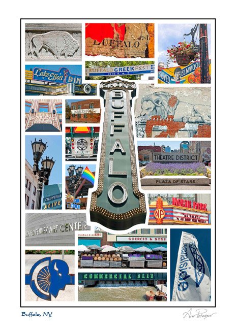 BL-126 Buffalo Signage Card