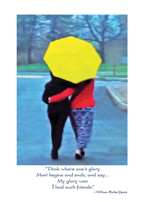 Glory in friendship card