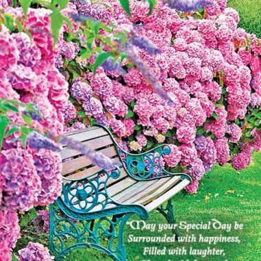 Hydrangea Mother's Day card