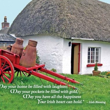 Milk cart irish birthday