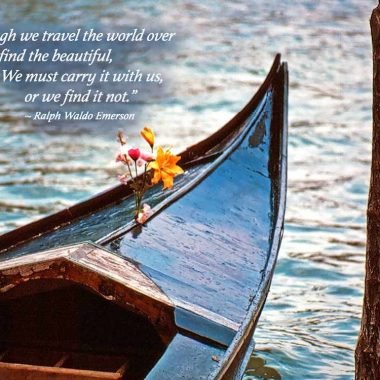 Carry beauty within friendship