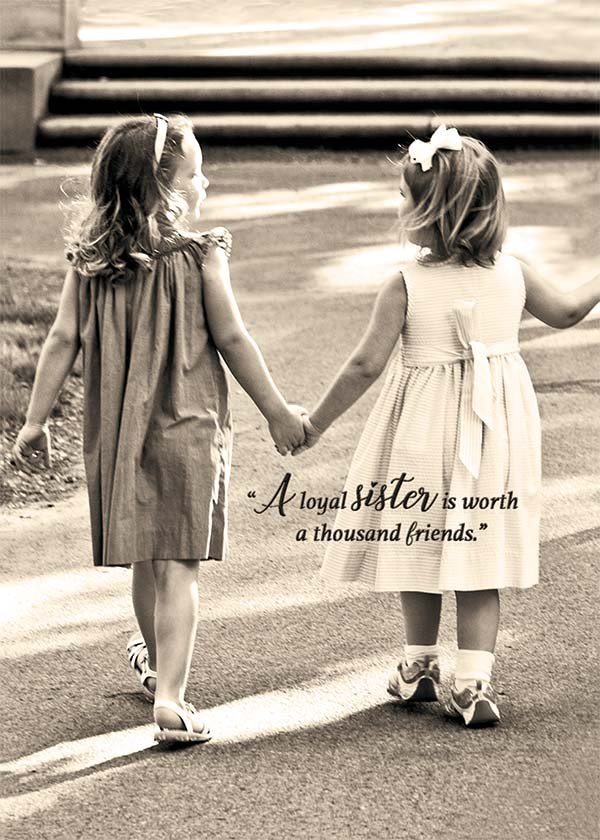 Loyal sister birthday card