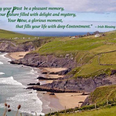 Irish landscape retirement card
