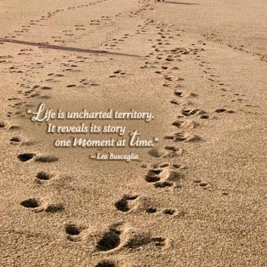 Uncharted territory birthday card