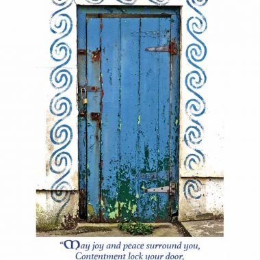 Joy and peace birthday card