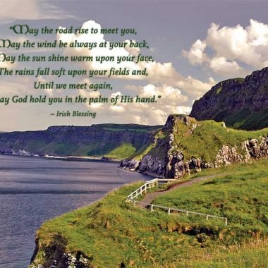 Road rise sympathy card