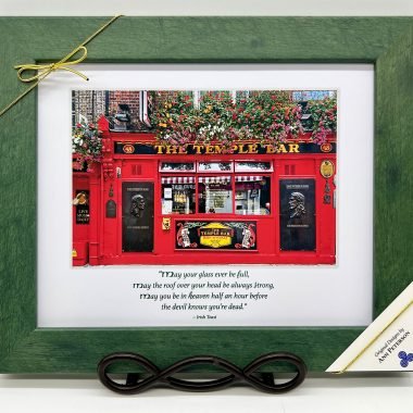 Temple Bar framed toast