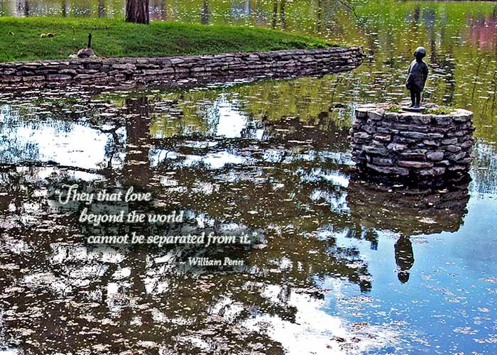 Beyond the world sympathy card