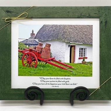 Milk cart framed blessing