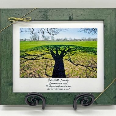 Tree of Life Irish Family framed photo