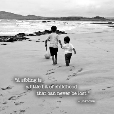 Sibling birthday card