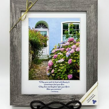 Path lined with beauty framed blessing